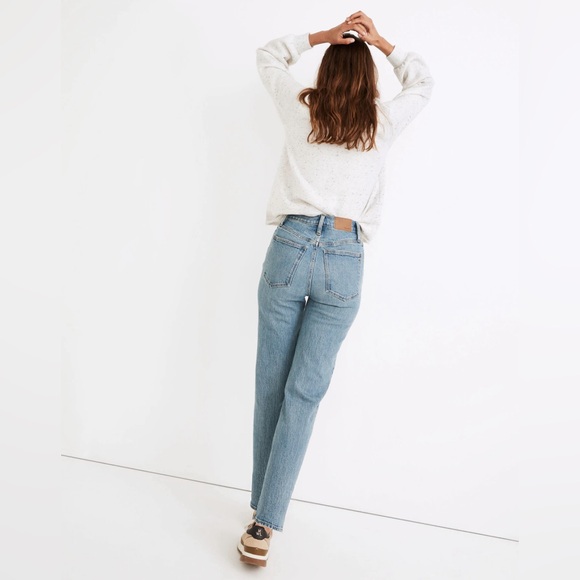 Madewell The Perfect Vintage Straight Jean In Hoye Wash Size 32 NWT - Picture 4 of 11